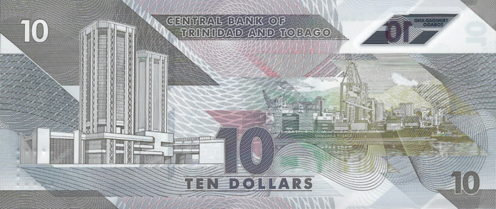 PN62 Trinidad & Tobago 10 Dollars Year 2020